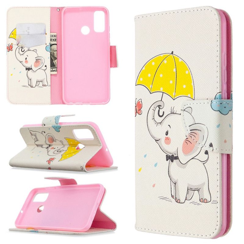 Folio Deksel for Huawei P Smart 2020 Elefant