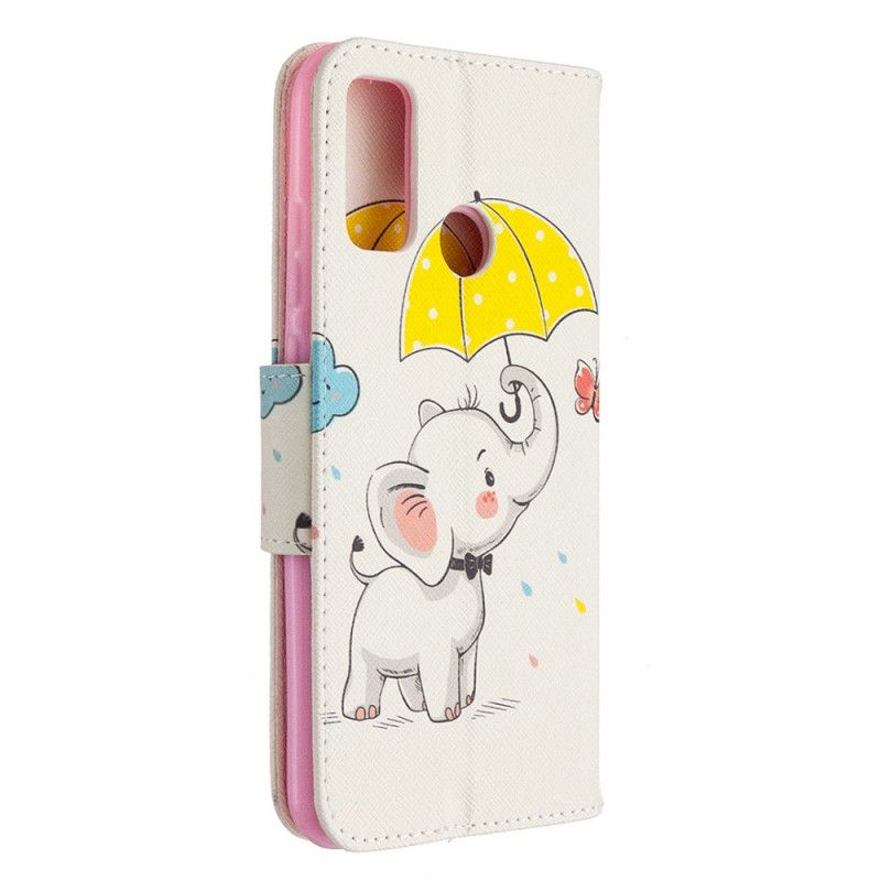 Folio Deksel for Huawei P Smart 2020 Elefant