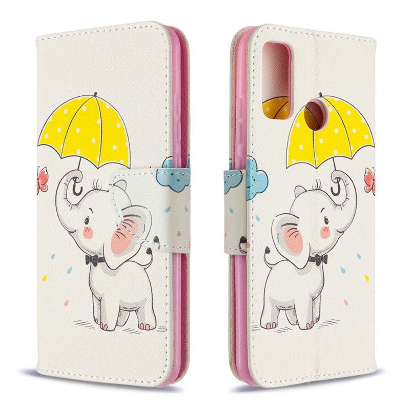 Folio Deksel for Huawei P Smart 2020 Elefant