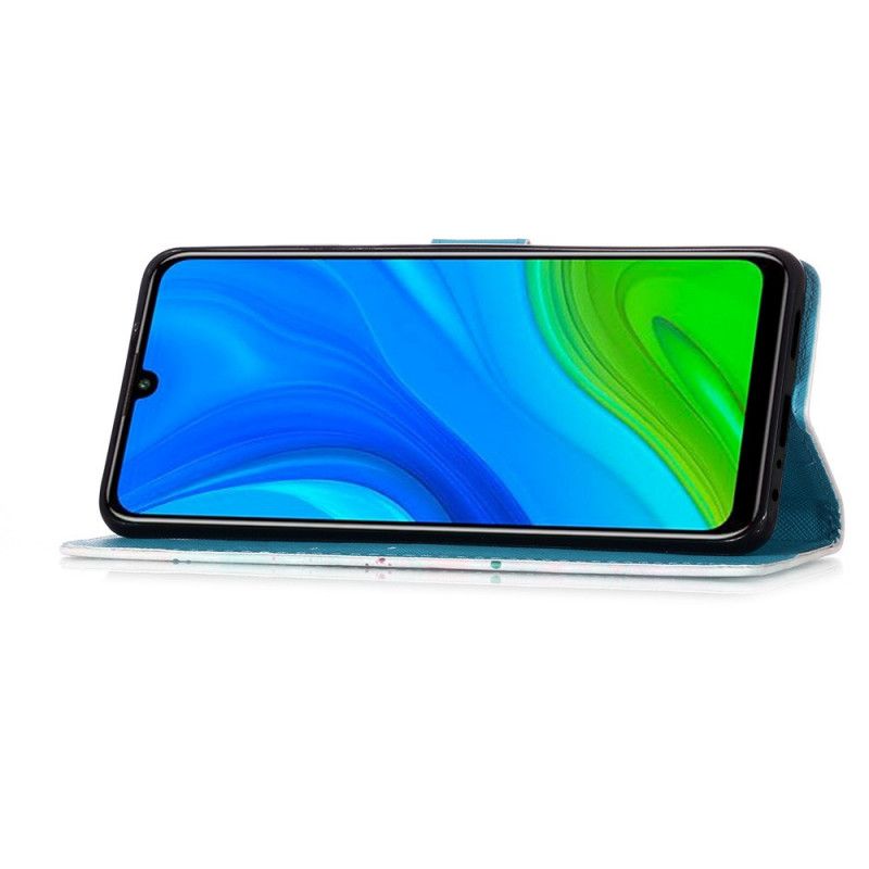 Folio Deksel for Huawei P Smart 2020 Gyldne Tanga Sommerfugler