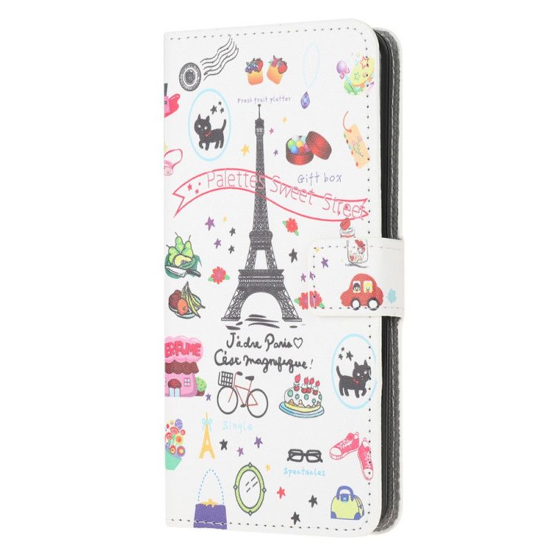 Folio Deksel Huawei P Smart 2020 Jeg Elsker Paris