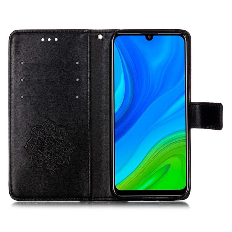 Folio Deksel Huawei P Smart 2020 Svart Dreamcatcher-Trykk Og Tanga