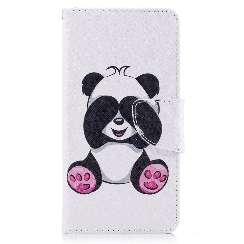 Folio Deksel Huawei Y6 2017 Morsom Panda