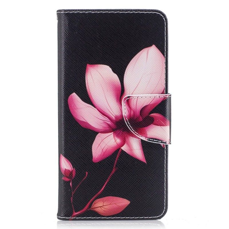 Folio Deksel Huawei Y6 2017 Rosa Blomst Beskyttelse