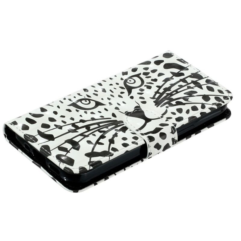 Folio Deksel Xiaomi 14t Leopard Grafisk Stropp