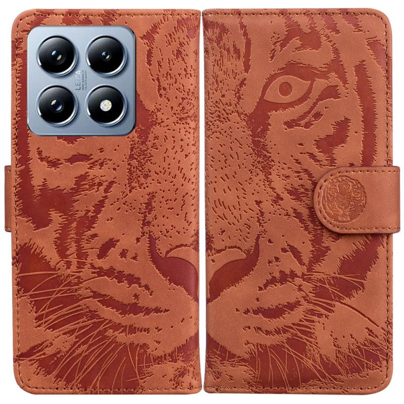 Folio Deksel Xiaomi 14t Tiger Footprint