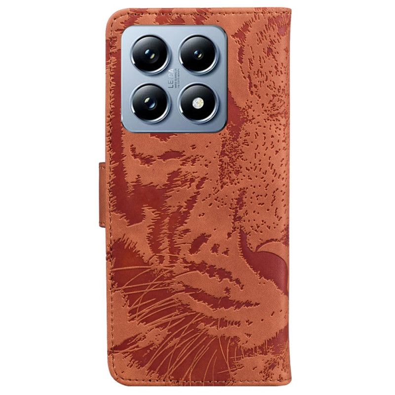 Folio Deksel Xiaomi 14t Tiger Footprint