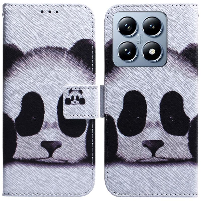 Lærdeksel Folio Deksel Xiaomi 14t Panda