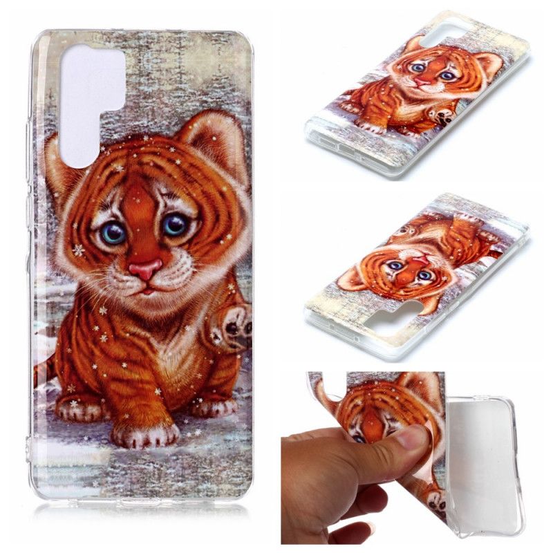 Deksel for Huawei P30 Pro Baby Tiger