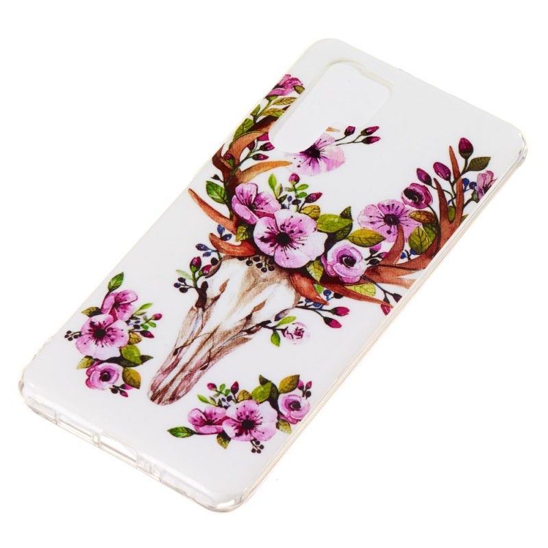 Deksel for Huawei P30 Pro Fluorescerende Blomsterelg