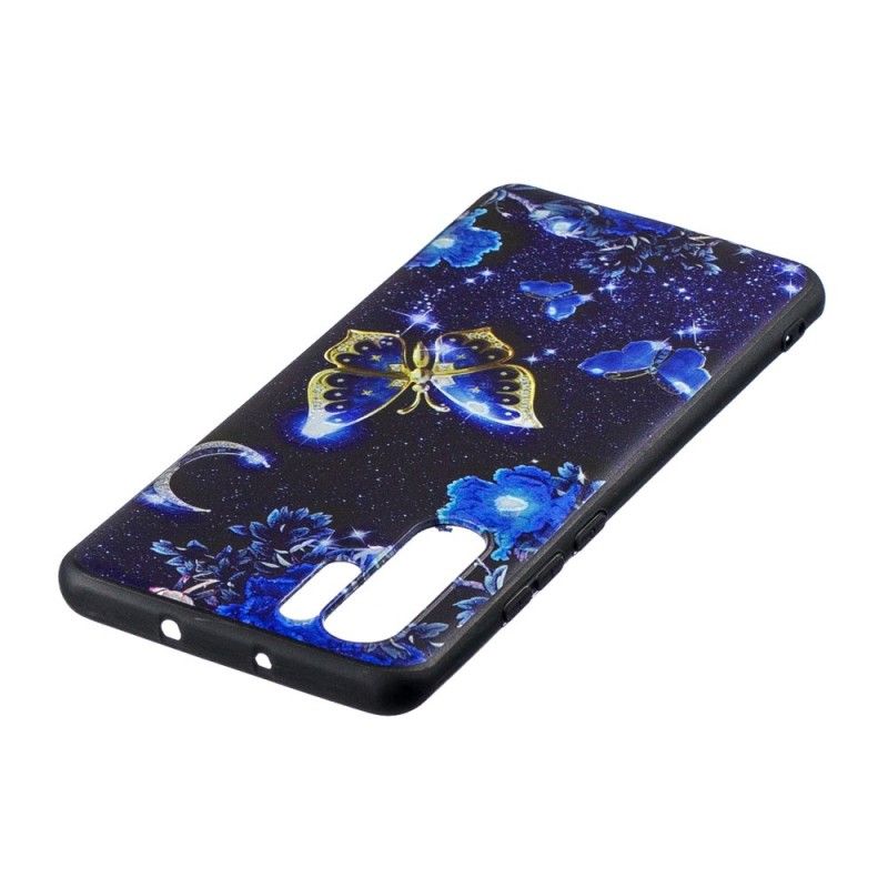 Deksel for Huawei P30 Pro Gylden Sommerfugl