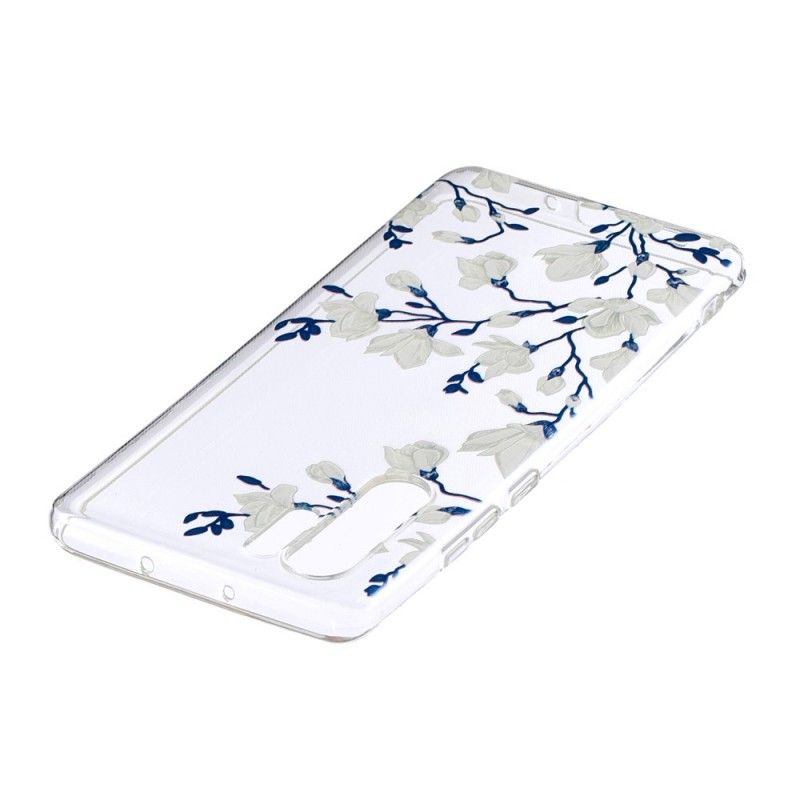 Deksel for Huawei P30 Pro Hvite Blomster