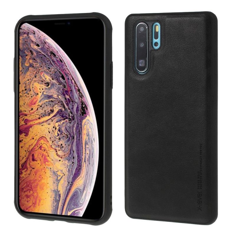 Deksel for Huawei P30 Pro Svart Vintage Stil X-Nivå