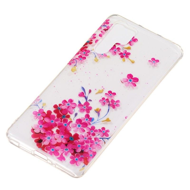 Deksel Huawei P30 Pro Gule Og Magenta Blomster Beskyttelse