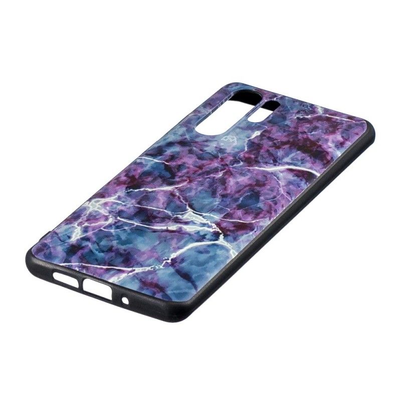 Deksel Huawei P30 Pro Mobildeksel Lilla Marmor