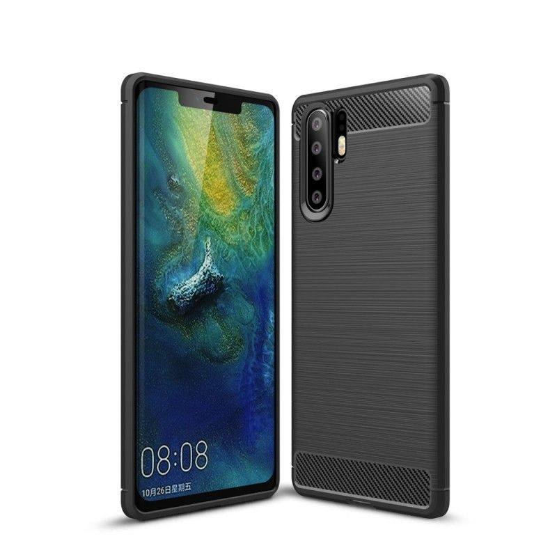 Deksel Huawei P30 Pro Svart Børstet Karbonfiber