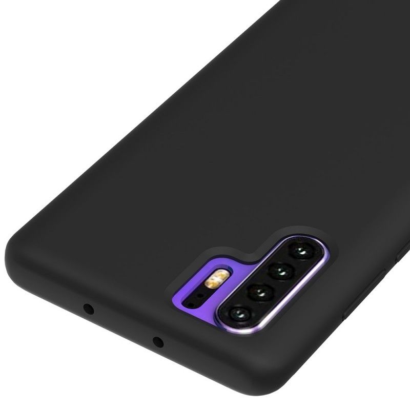 Deksel Huawei P30 Pro Svart Silikonvæske