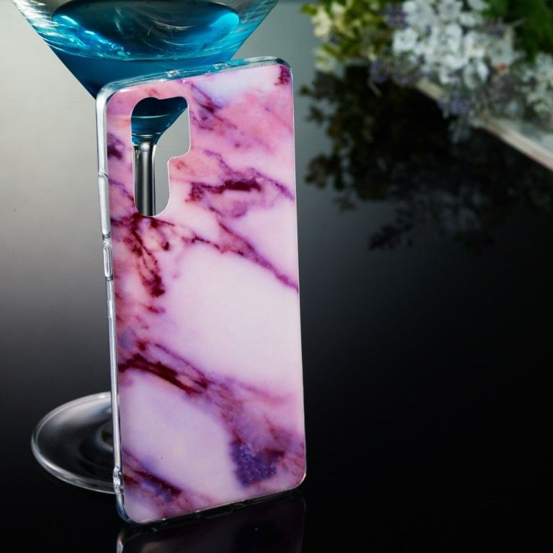 Deksel Huawei P30 Pro Svart Sjelden Marmor Anti-fall