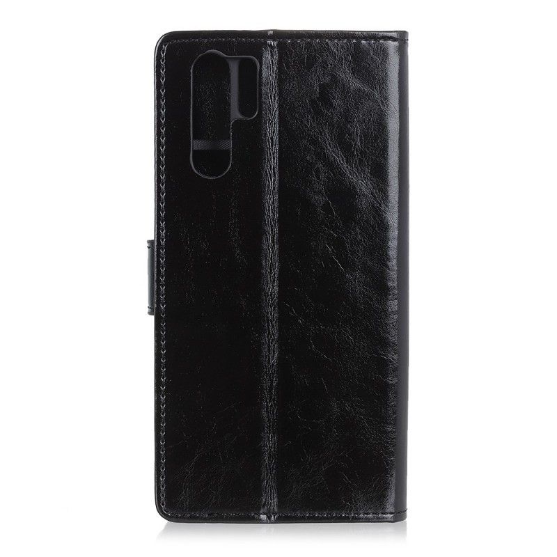 Folio Deksel for Huawei P30 Pro Rund Skinnende Skinneffekt