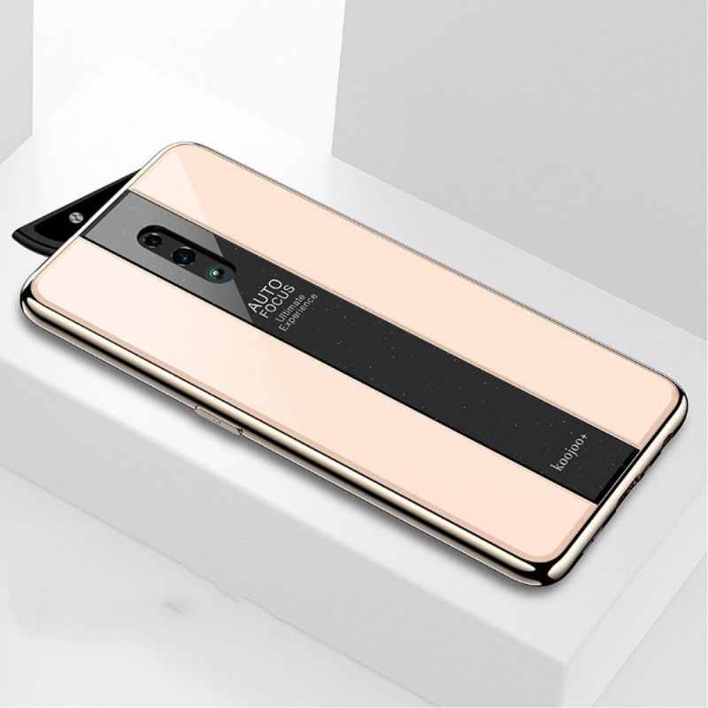 Deksel Oppo Reno Svart Galvanisert Hybrid Anti-fall