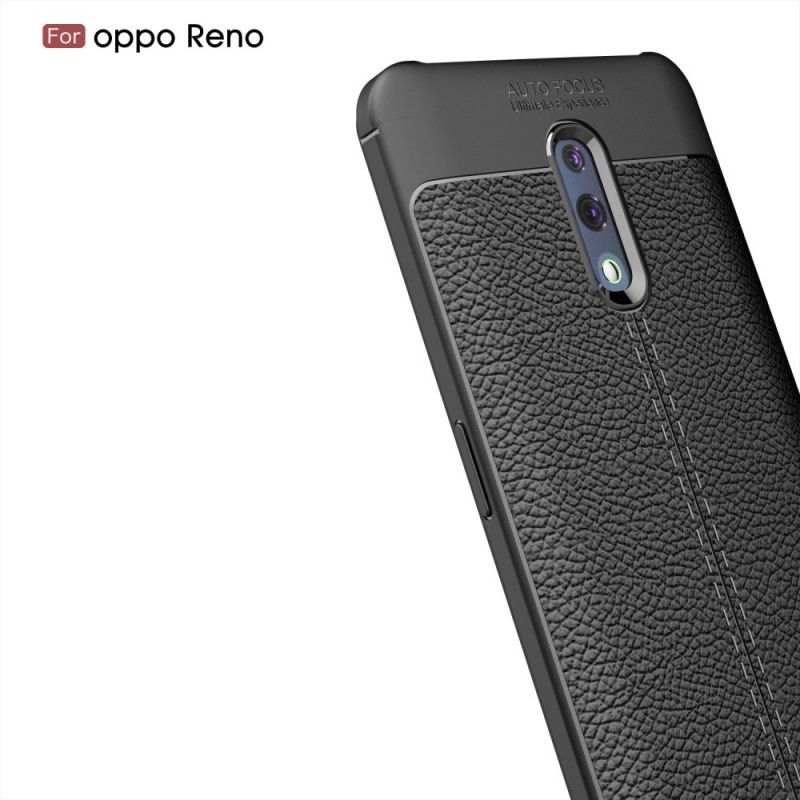 Deksel Oppo Reno Svart Lyskeskinneffekt