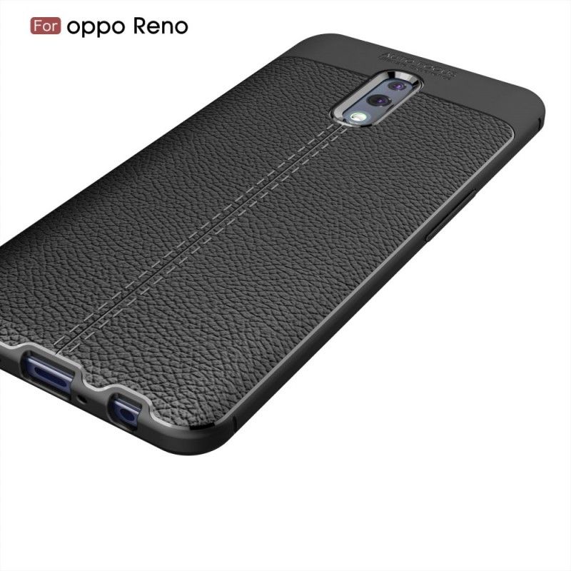 Deksel Oppo Reno Svart Lyskeskinneffekt