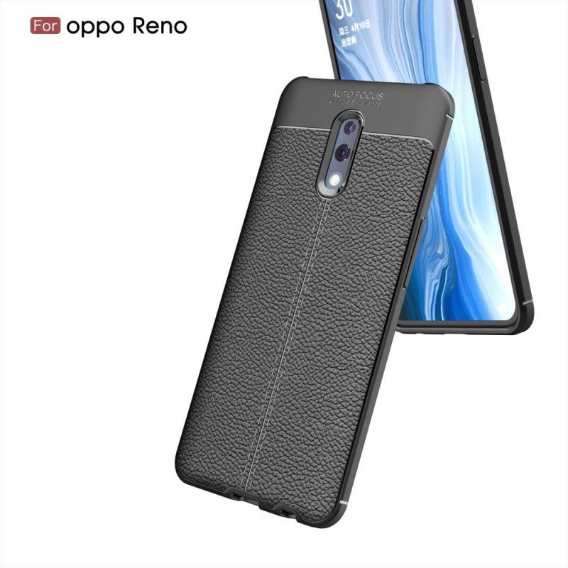 Deksel Oppo Reno Svart Lyskeskinneffekt