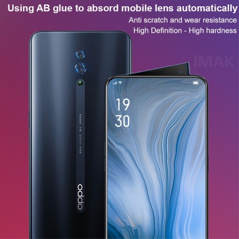 Herdet Glassbeskyttelse For Oppo Reno Imak-Linse