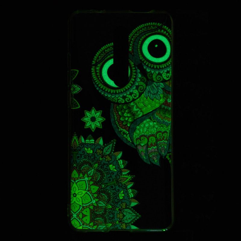 Deksel for Xiaomi Mi 9T / Mi 9T Pro Fluorescerende Mandalaugle