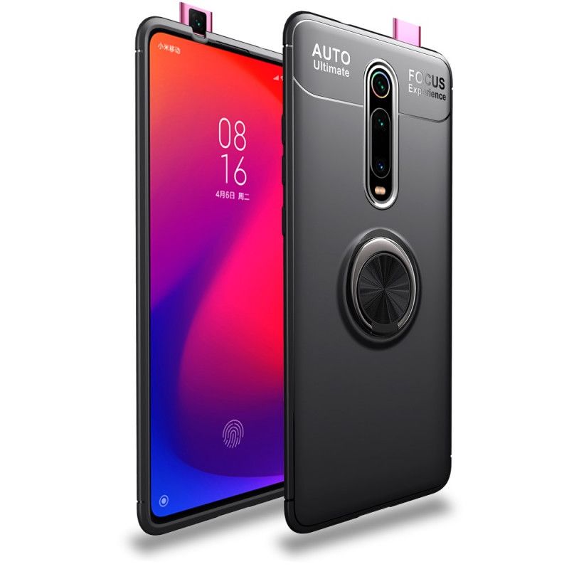 Deksel for Xiaomi Mi 9T / Mi 9T Pro Svart Lenuo Magnetisk Ring