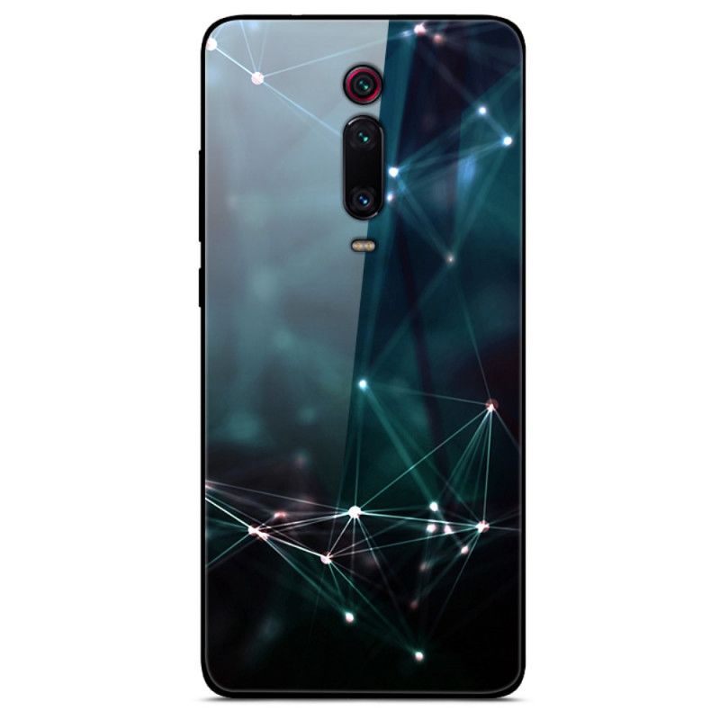 Deksel Xiaomi Mi 9T / Mi 9T Pro Mobildeksel Abstrakte Farger I Herdet Glass