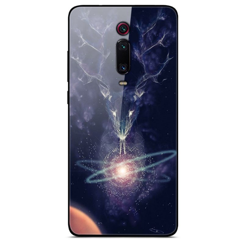 Deksel Xiaomi Mi 9T / Mi 9T Pro Mobildeksel Stjernehjort Herdet Glass