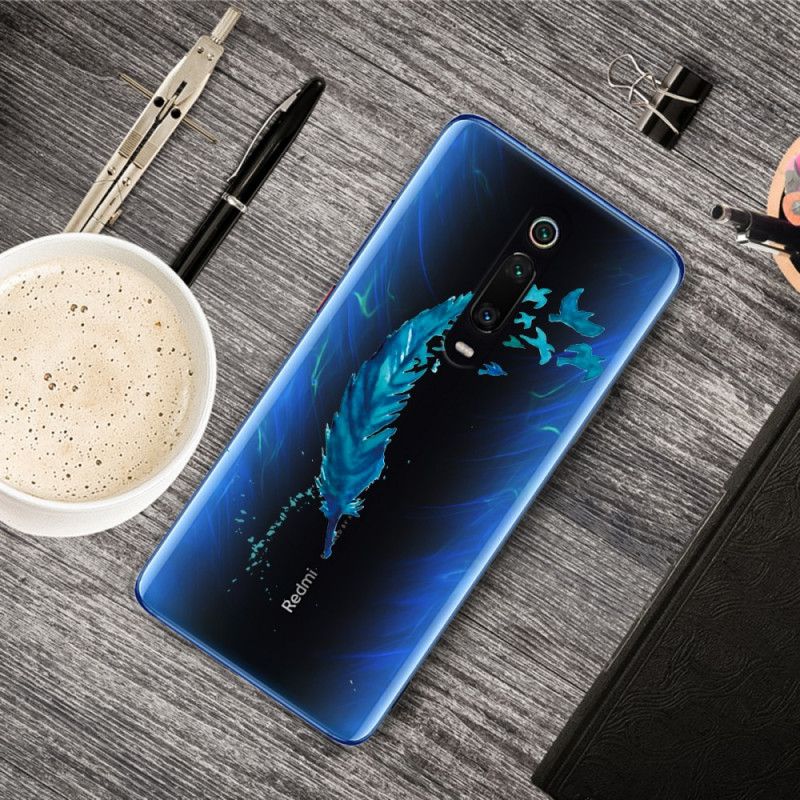 Deksel Xiaomi Mi 9T / Mi 9T Pro Mobildeksel Vakker Fjær