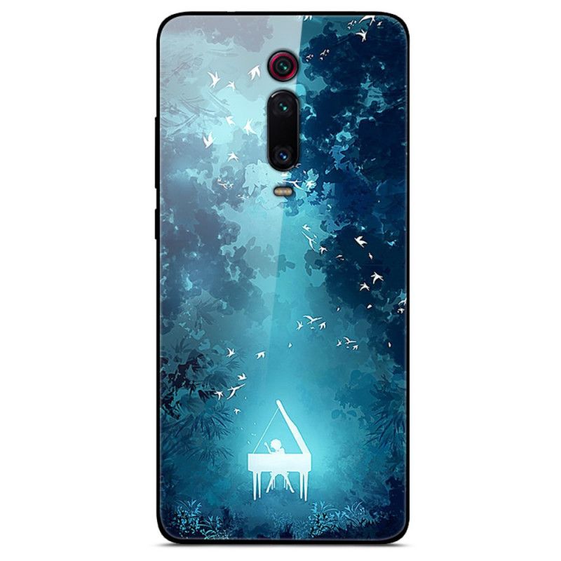 Deksel Xiaomi Mi 9T / Mi 9T Pro Piano Herdet Glass Om Natten Anti-fall