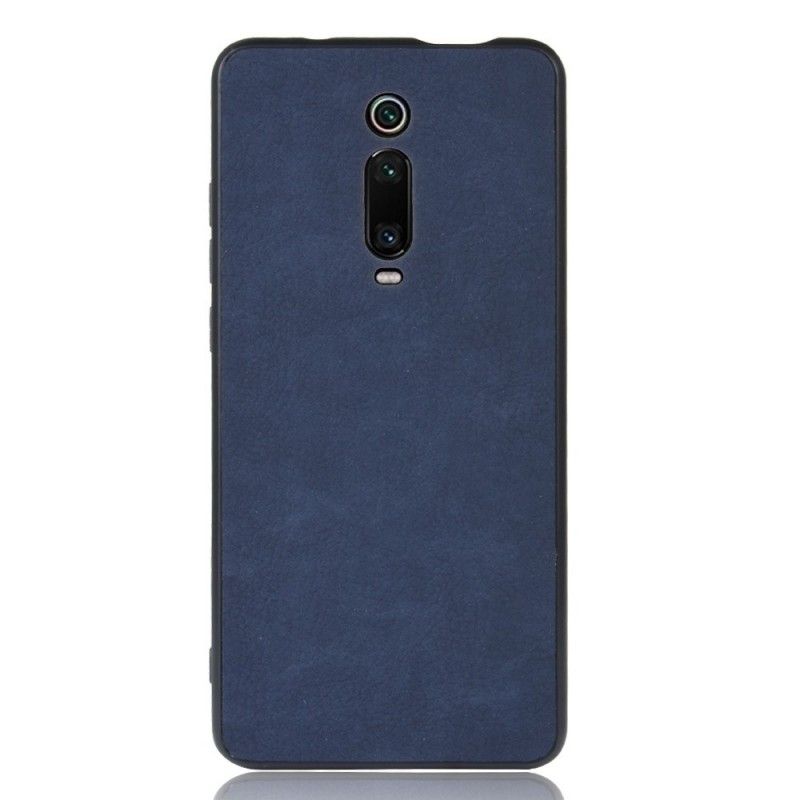 Deksel Xiaomi Mi 9T / Mi 9T Pro Svart Vintage Look Skinneffekt