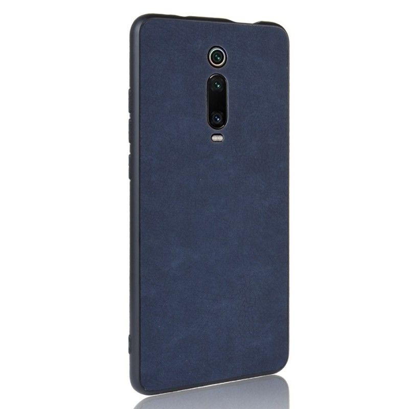 Deksel Xiaomi Mi 9T / Mi 9T Pro Svart Vintage Look Skinneffekt