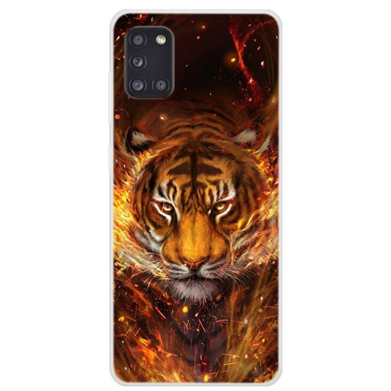 Deksel for Samsung Galaxy A31 Branntiger