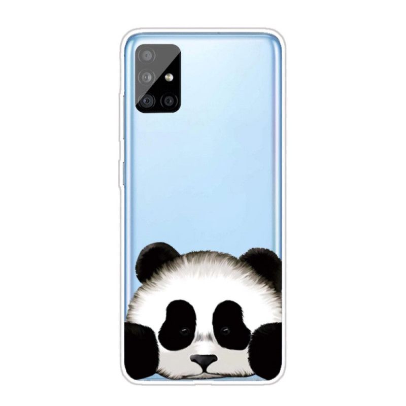 Deksel for Samsung Galaxy A31 Gjennomsiktig Panda