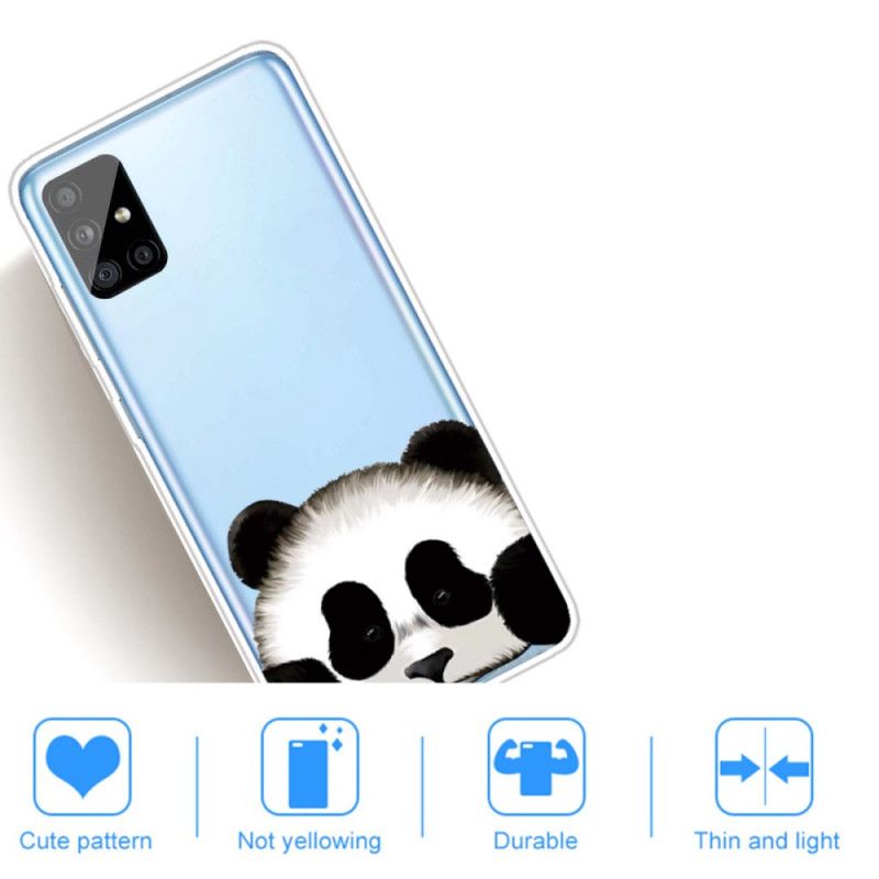 Deksel for Samsung Galaxy A31 Gjennomsiktig Panda