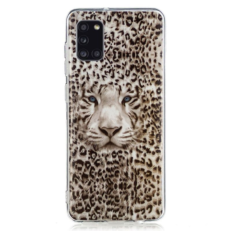 Deksel Samsung Galaxy A31 Fluorescerende Leopard