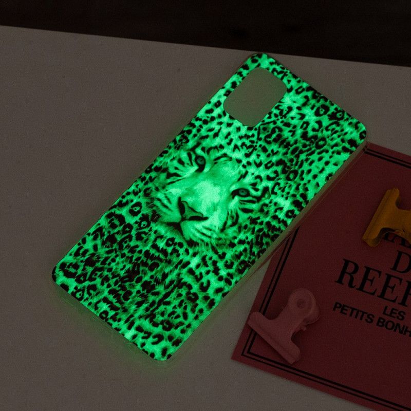 Deksel Samsung Galaxy A31 Fluorescerende Leopard