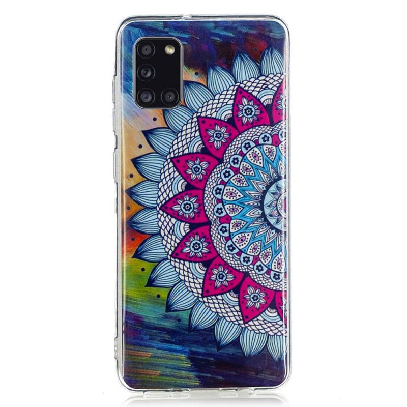 Deksel Samsung Galaxy A31 Fluorescerende Mandala