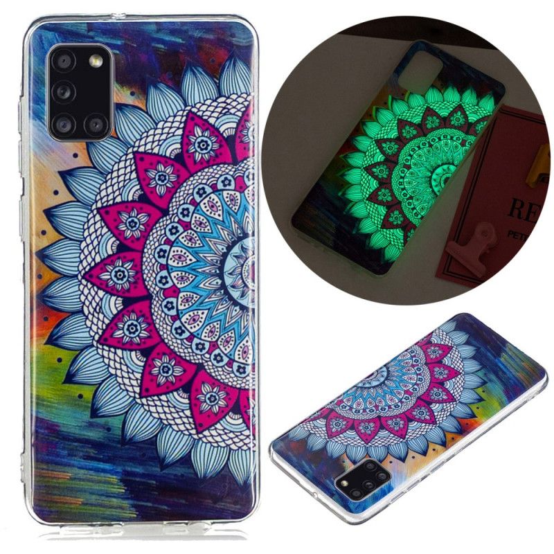 Deksel Samsung Galaxy A31 Fluorescerende Mandala