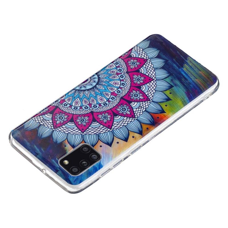 Deksel Samsung Galaxy A31 Fluorescerende Mandala