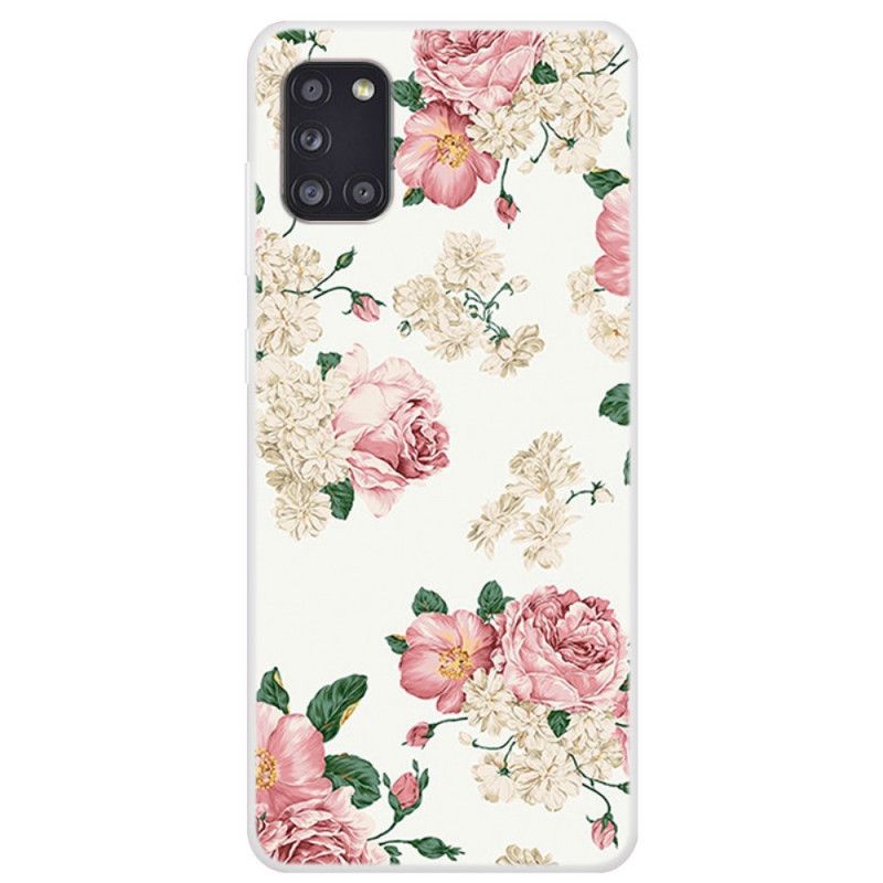 Deksel Samsung Galaxy A31 Frihetsblomster