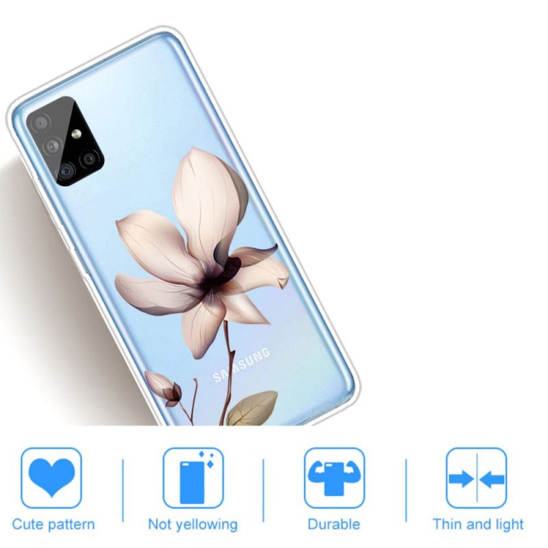 Deksel Samsung Galaxy A31 Premium Blomster