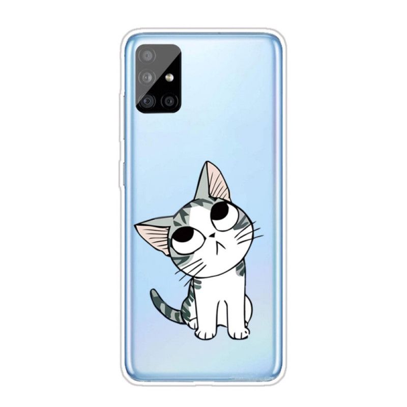 Deksel Samsung Galaxy A31 Sjarmerende Katt