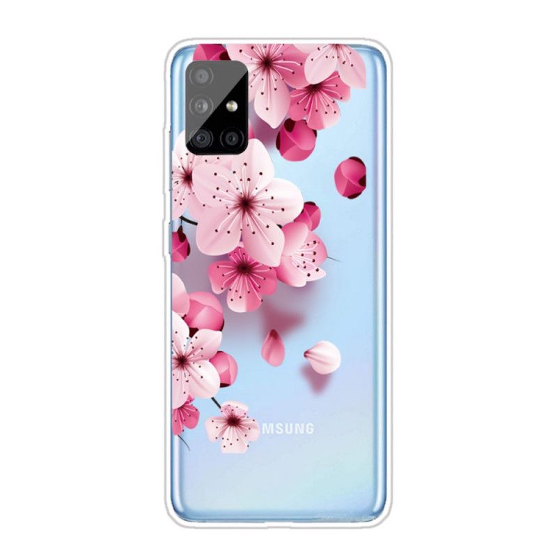 Deksel Samsung Galaxy A31 Små Rosa Blomster