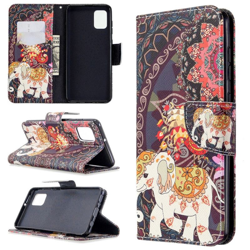 Folio Deksel for Samsung Galaxy A31 Indisk Elefant