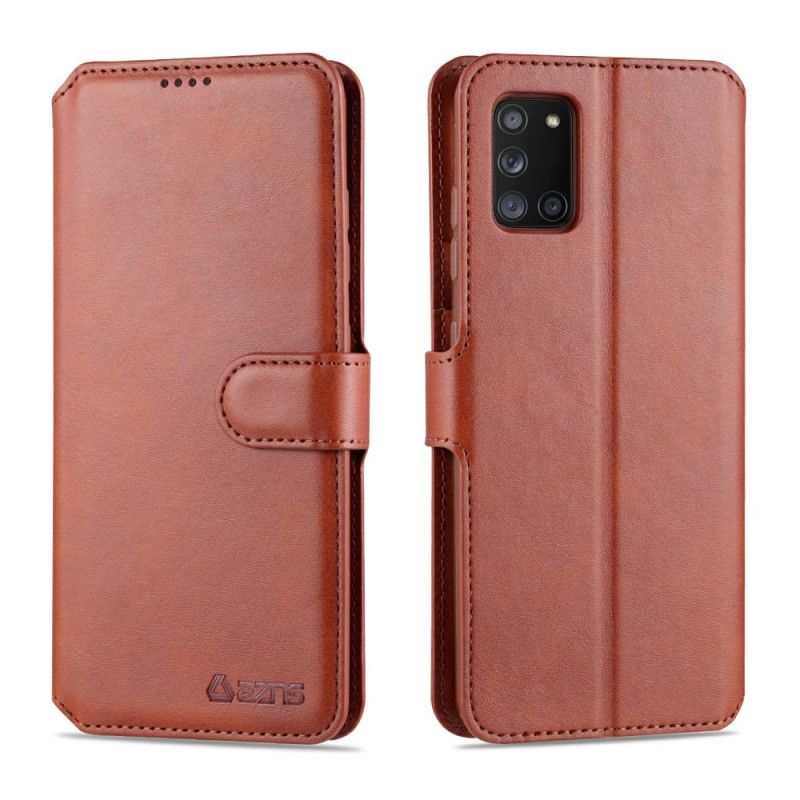 Folio Deksel for Samsung Galaxy A31 Svart Retro Azns